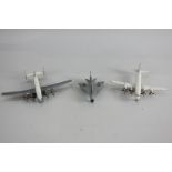 A Meccano Ltd Dinky Toys PIB Lightning aircraft, together with two French CIJ model aeroplanes,