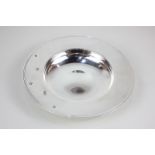 A modern silver armada dish, maker Carr's of Sheffield, 2000, 8.5oz, 17.5cm