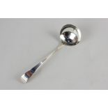 A George III silver Old English pattern sauce ladle, maker Stephen Adams I, London 1813