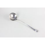 An Edward VII silver Old English pattern soup ladle, maker Barker Brothers, Chester 1907, 8.5oz