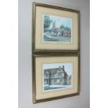 Philip Martin, two limited edition colour prints comprising a village scene, Cavendish, 58/850,