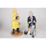 Two Royal Doulton figures, Lifeboat Man HN4570, and The Doctor HN2858