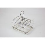 A Victorian silver toast rack, maker Spink & Son, London 1891, 3.5oz