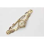 A lady's 9ct gold Rotary bracelet watch