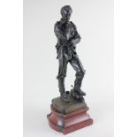 Sir William Hamo Thorneycroft RA (1850-1925), a patinated bronze figure of Charles George Gordon,