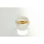 A 22ct yellow gold wedding ring 3.1g