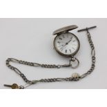 A silver hunter cased pocket watch, the movement and dial signed Philadelphia Watch Company,