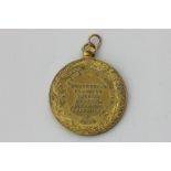 A rare gold Napoleon III French Second Empire 1859 Italian Campaign medal, the obverse with the