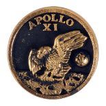 *Space Memorabilia/Moon/Iconic: Apollo 11 mission space Flown Lapel Pin. An incredible piece of