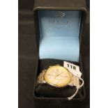 Watches: Men's wrist watch Royal London stainless steel and yellow metal, unworn and boxed.