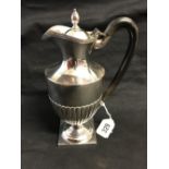 Hallmarked Silver: Coffee pot, Regency style. Birmingham mark, retailed by Carringtons. 1905/06,