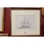 Edward William Cook 1811-1880 watercolour, 1 of 12 original sketches by Cooke for engraving for
