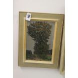 Pierre Jaques 1913-2000: Oil on canvas 'Tall Trees in Autumn', signed lower left. Framed 9ins. x