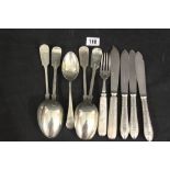 WHITE STAR LINE: Collection of miscellaneous White Star and later flatware including three rare