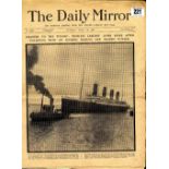 R.M.S. TITANIC: Extremely rare late metropolitan edition issue of the Daily Mirror dated April