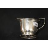 WHITE STAR LINE: Elkington plate milk jug with faded burgee. 4ins.