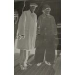 R.M.S. TITANIC - FENWICK ARCHIVE: Negatives from the Fenwick archive showing ice floes from the deck