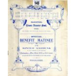 R.M.S. TITANIC: Rare matinee programme, proceeds to Titanic Disaster Fund held in Blackpool Winter