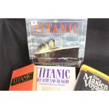 R.M.S. TITANIC: Titanic book collection to include "Titanic Triumph and Tragedy", "The Discovery