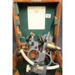 CAPTAIN TREASURE JONES ARCHIVE: A Henry Hughes & Son Husun sextant that was the personal property of