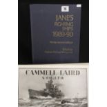MARITIME: "Jane's Fighting Ships" 1946-7, 1969-70, 1975-6 and 1989-90. Four volumes.