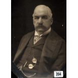 R.M..S TITANIC/WHITE STAR LINE: Photograph of John Pierpont Morgan by Pach Bros. J.P. Morgan & Co.