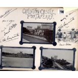 HARLAND & WOLFF: Album of autographs and scraps relating to the family of Alexander Carlisle,