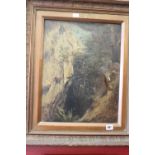 19th cent, English School: Oil on canvas with printed name and title on the border " Long Tout Jap