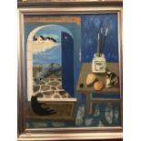 •Mary Fedden 1915- 2012, 1995 oil on board, "Blue is the Colour of Happiness", signed bottom left