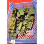 Toys Military Diecast: Antar, Artillery Truck 689, 10 ton truck 622, 6 x 6 truck, recovery truck