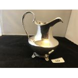 Hallmarked Silver: Milk/cream jug, William Hunter 1840. 7.5oz.