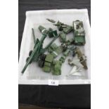 Toys - Military: "Britains" Artillery gun 9ins. barrel and limber with ammunition plus a "