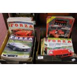 Automobilia: "Forza" Ferrari magazines 2001-2013. (Approx. 79), "Ferrari Story" (6), "Ferrari World"