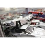 Models: Collection of Diecast mostly Burago and Maisto, cars to include Mercedes, Porsche and BMW (