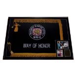 ELVIS PRESLEY: PASARYU 'WAY OF HONOR' KARATE DOJO BANNER Chris Davidson was the owner of the ELVIS-