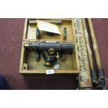 Scientific Instruments: A Stanley and Co surveyors level No 39060 boxed 12ins. x 5½ins. 7ins. with