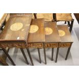Oriental Art: The Thomas E Skidmore Collection: Nest of four tables, hardwood set with heavily