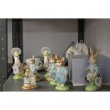 Royal Albert the World of Beatrix Potter: Tom Kitten x 2, Peter Rabbit 1893-1993 100 years, Jemima