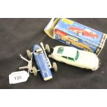 Toys: Schuco wind up Diecast Jaguar E Type, cream micro racer 1047/1, boxed a/f. Plus micro racer