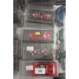 Models: Collection of Diecast Ferrari's. (14). Mostly approx. 4ins.