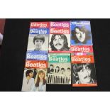 Beatles & Monkees: Collection of Beatles monthly book magazines numbers 42, 49, 51, 52, 54, 55,