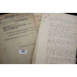 WWI Lt. Col. Richard Crosse DSO & Bar: An extremely rare World War I collection of paperwork. Lt.