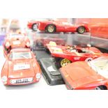Models: Collection of Diecast mostly a variety of classic and modern Ferrari's (9).