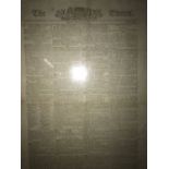 Newspapers: The Times 31st October 1794 and The Portsmouth Telegraph, Mattley's Naval and Military