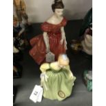 Royal Doulton: 'Winsome' HN2220, 'Fair Maiden' HN2211 (2).