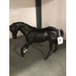 Beswick: Equine statuette 'Black Beauty', matt version.