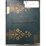 Stamps: Very early 20th cent. German Schaubek stamp album, containing both used and unused world