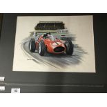 20th cent. Alan Fenihough British School Motor Racing: Paintings depicting track and road racing.