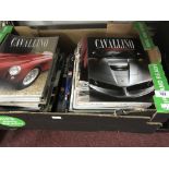 Automobilia: Cavallino Ferrari magazines 2007-2017. Approx. 61.