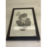 World War II: R.A.F. Wing Commander Roderick A. Brook Learoyd V.C. limited edition print. Personally